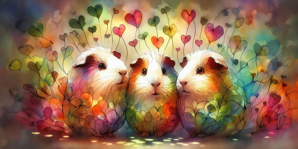 Glassy Petal Piggies