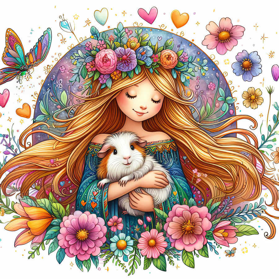 Just a Girl in Flowers