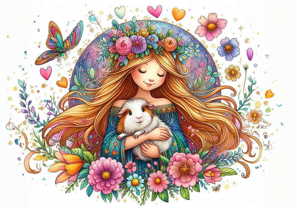 Just a Girl in Flowers