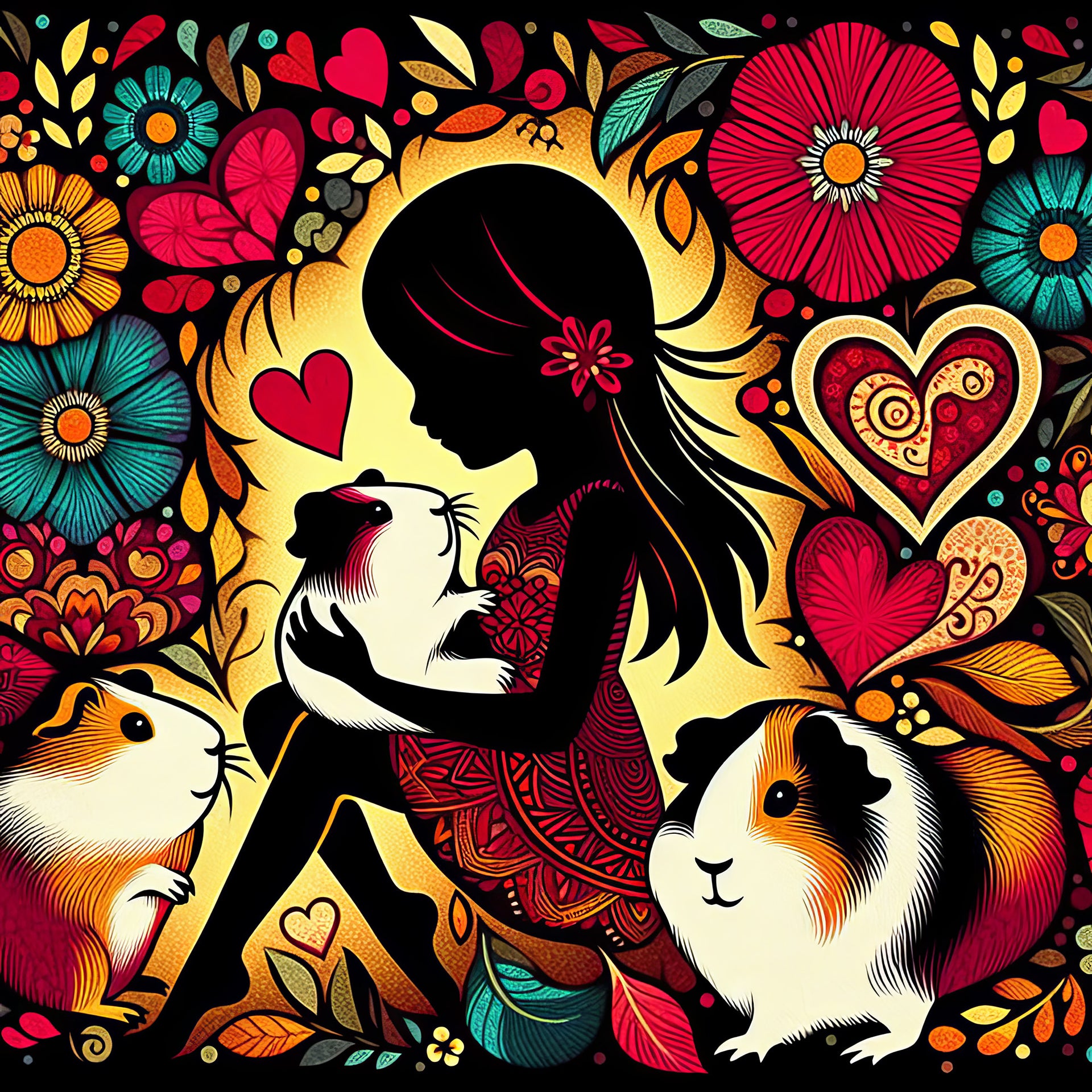 Just A Girl Silhouette