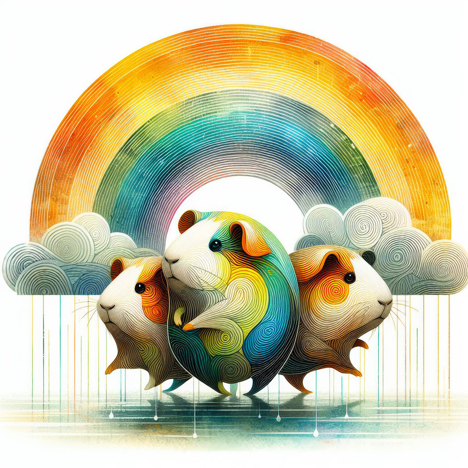 Rainbow Dance Piggies