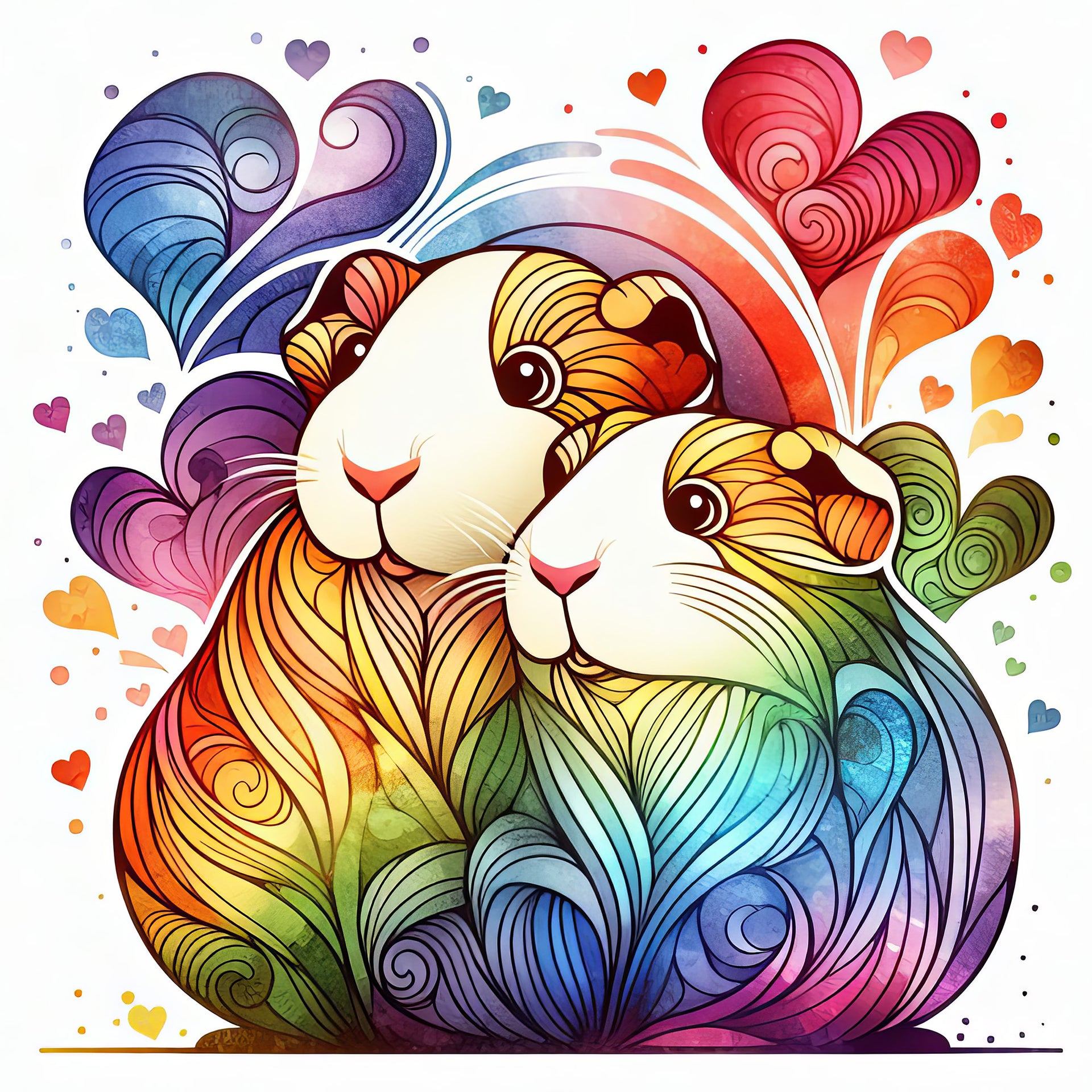 Vibing Hearty Piggies