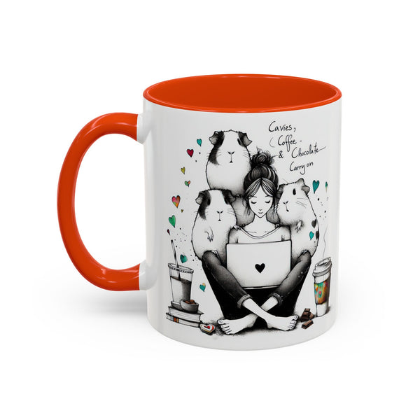 Guinea Pig Mug - Cavies, Coffee & Chocolate Carry On