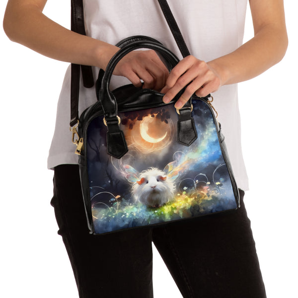 Moonlit Cavy Spirit Shoulder Handbag