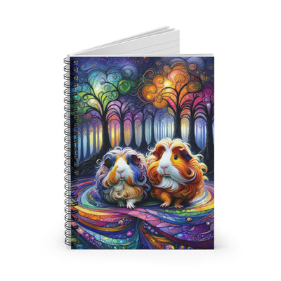 Aurora Rhythm Guinea Pig Spiral Notebook