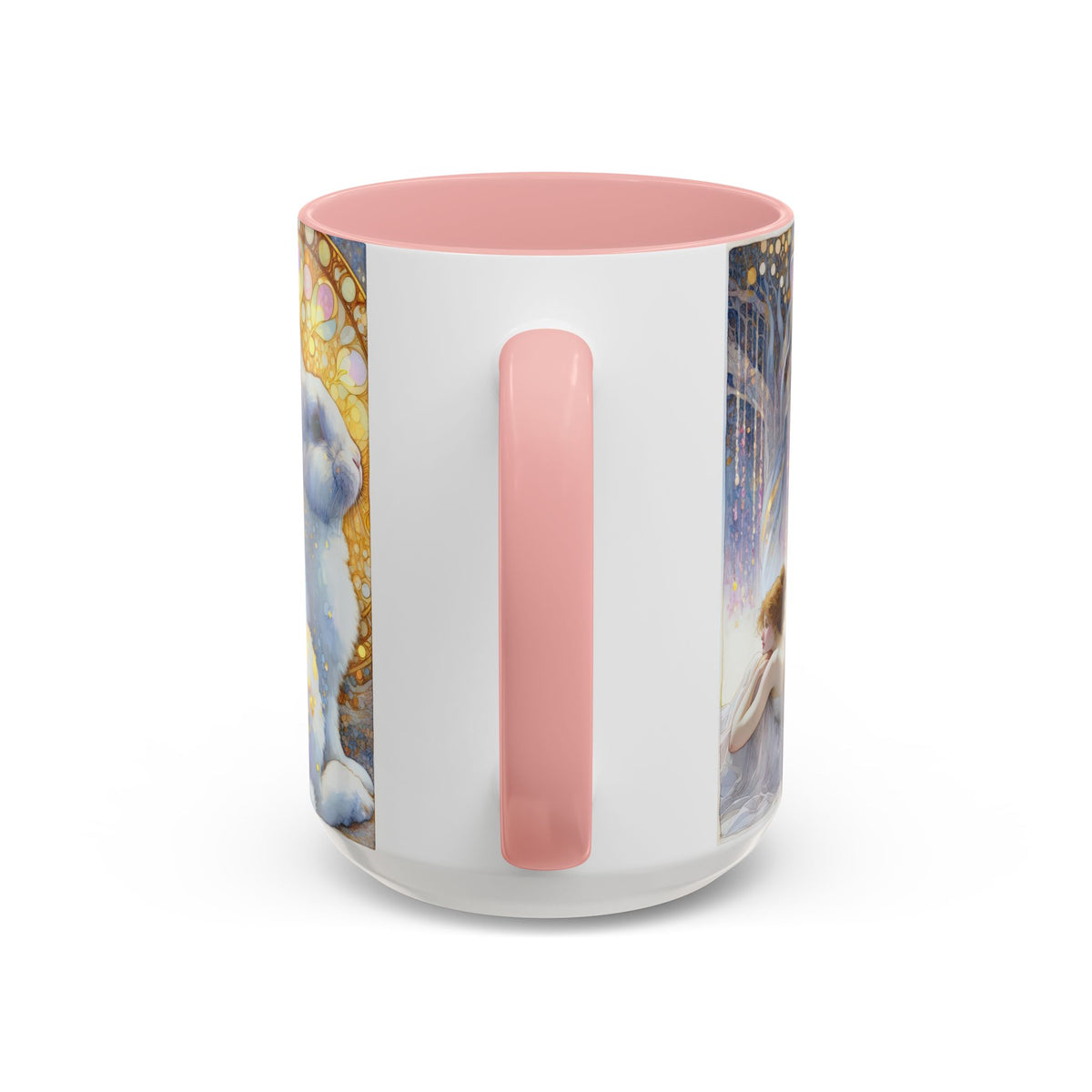 Enchanted Rabbit Coffee Mug, Fantasy Art Drinkware, Rabbit Lover Gift, Magical Mug for Tea, Cute Home Decor