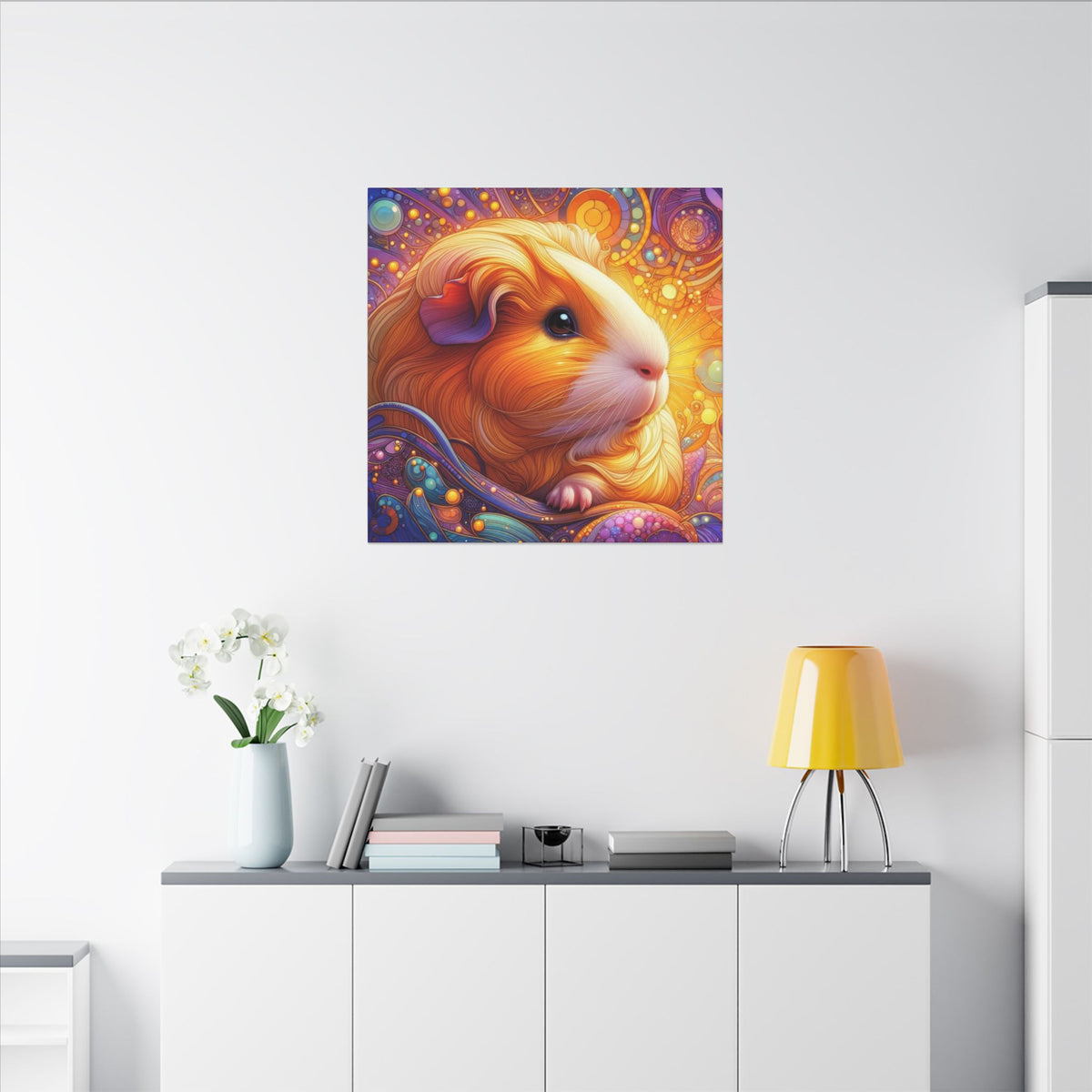 Happy Celebrations Guinea Pig Canvas