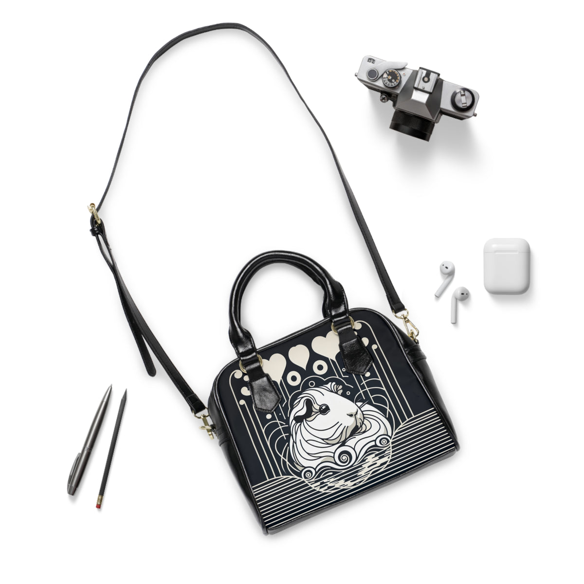 Cavy Nouveau Guinea Pig Shoulder Handbag