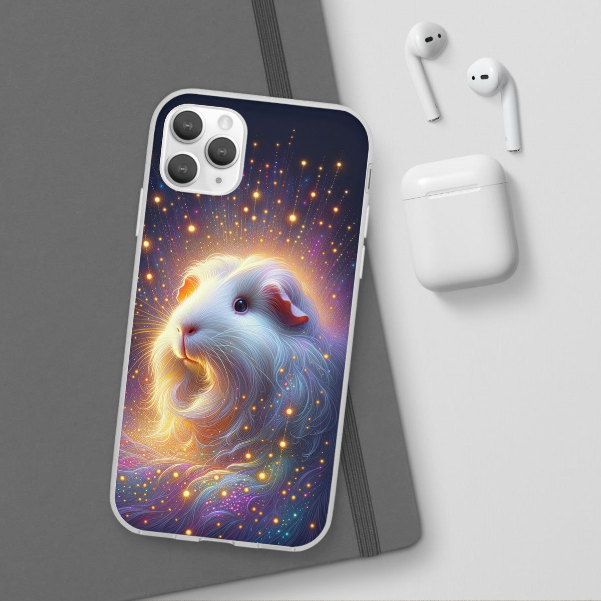 Starlight Wheek Guinea Pig Flexi Phone Case