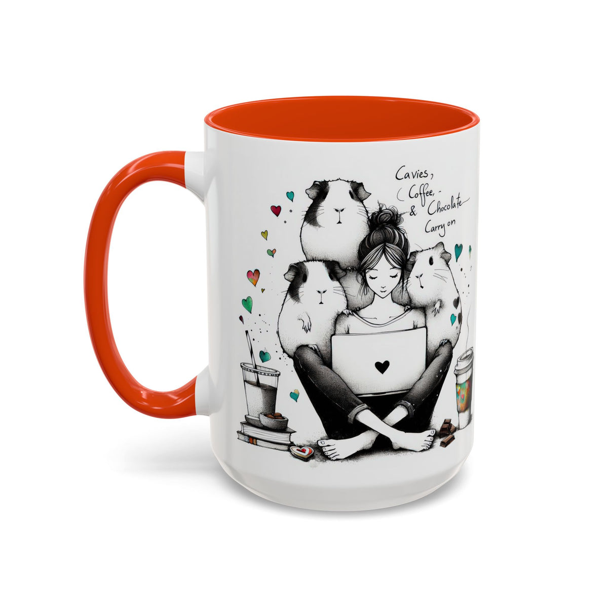 Guinea Pig Mug - Cavies, Coffee & Chocolate Carry On