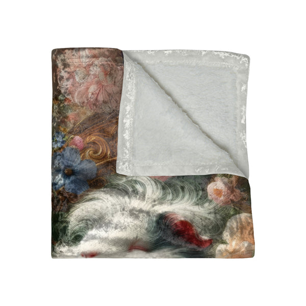 Dreamy Napping Piggies Crushed Velvet Blanket