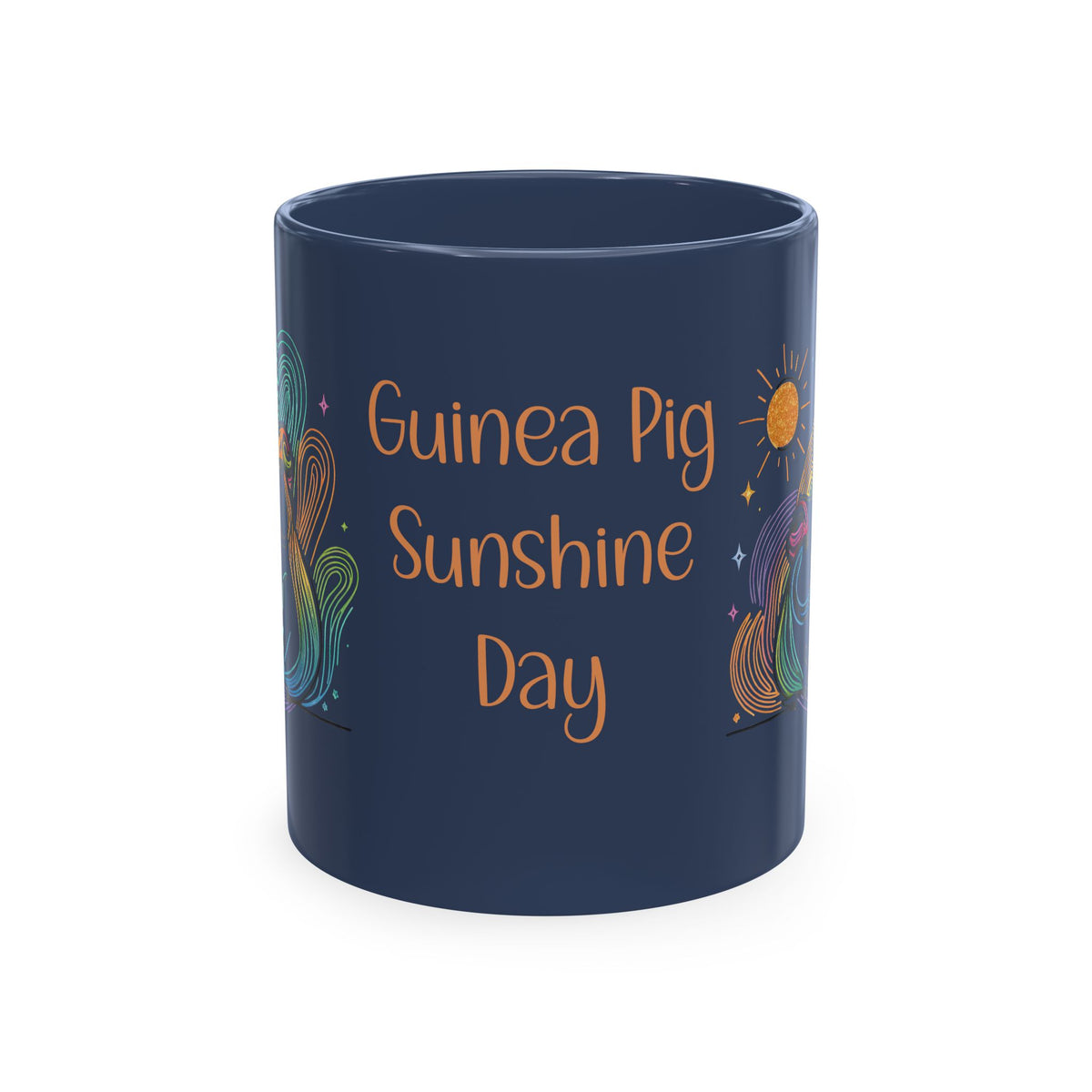 Personalized 'Teresa's Piggy Day' Ceramic Mug - Whimsical Guinea Pig Gift