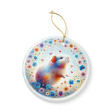Wheekheart Bloom Guinea Pig Ceramic Ornament – image 5