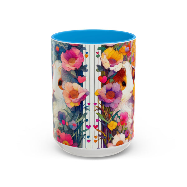 Summer Floral Seasons Guinea Pig Mug