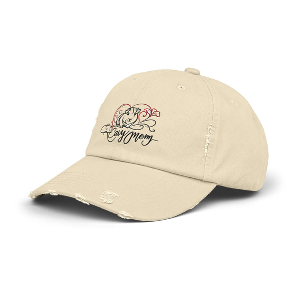 Cavy Mom Distressed Cap