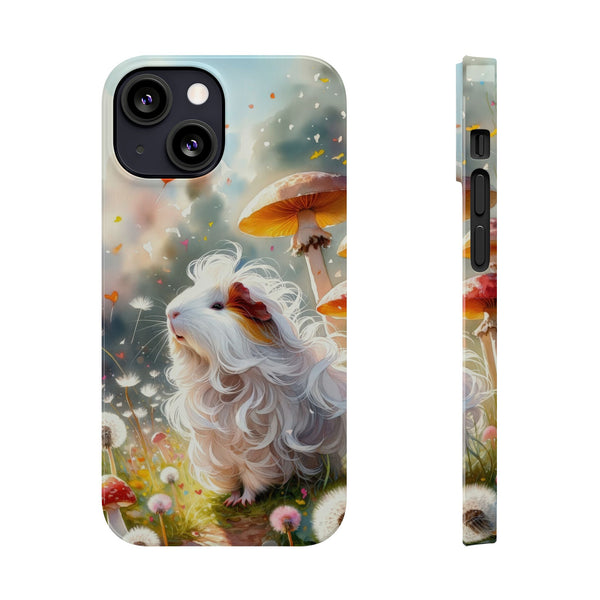 Dandelion Daze Guinea Pig Slim iPhone Case