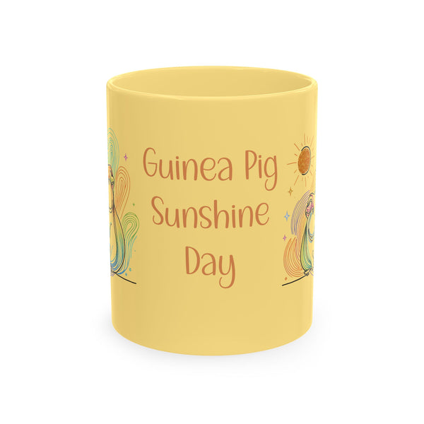 Personalized 'Teresa's Piggy Day' Ceramic Mug - Whimsical Guinea Pig Gift