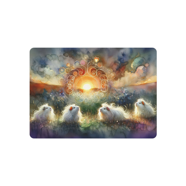 Sunset Meeting Metal Art Sign