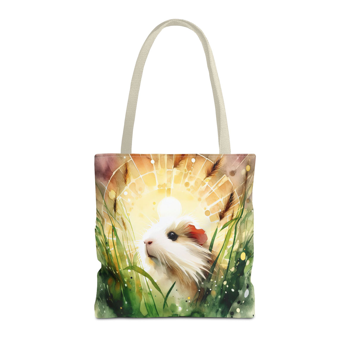 Whimsical Guinea Pig Tote Bag, Cute Animal Tote, Pet Lover Gift, Eco-Friendly Shopping Bag, Spring and Summer Accessory