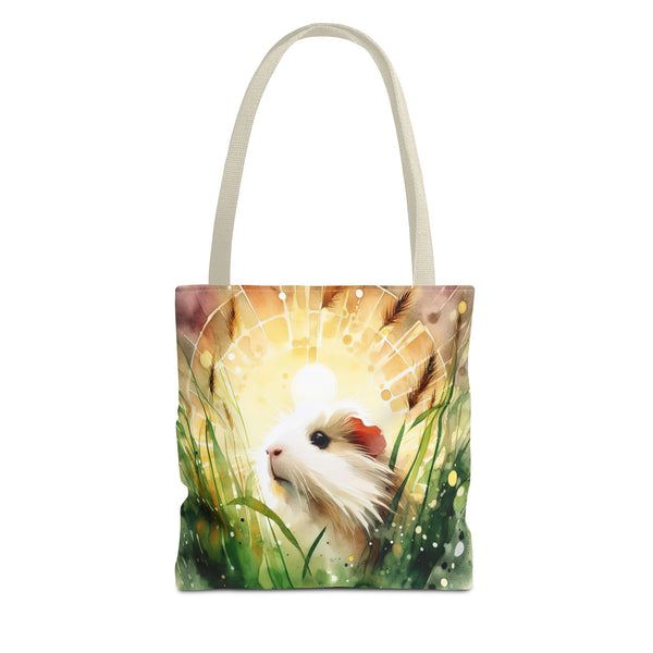 Whimsical Guinea Pig Tote Bag, Cute Animal Tote, Pet Lover Gift, Eco-Friendly Shopping Bag, Spring and Summer Accessory