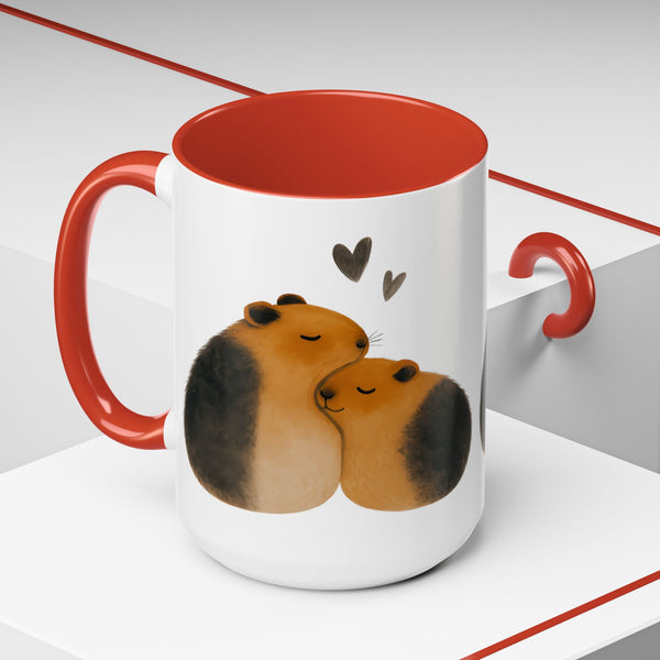 Cuddling Cavies Guinea Pig Mug
