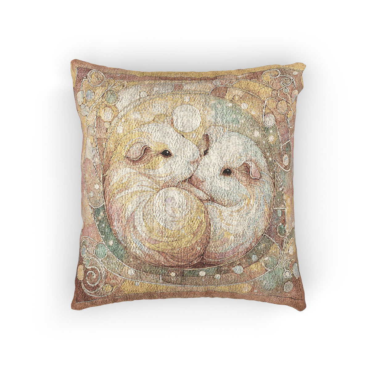 Piggy Cuddles Guinea Pig Woven Pillow