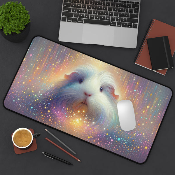 Guinea Pig Glitter Glow Desk Mat