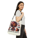 Just a Girl — Guinea Pig Love Adjustable Tote Bag – image 2