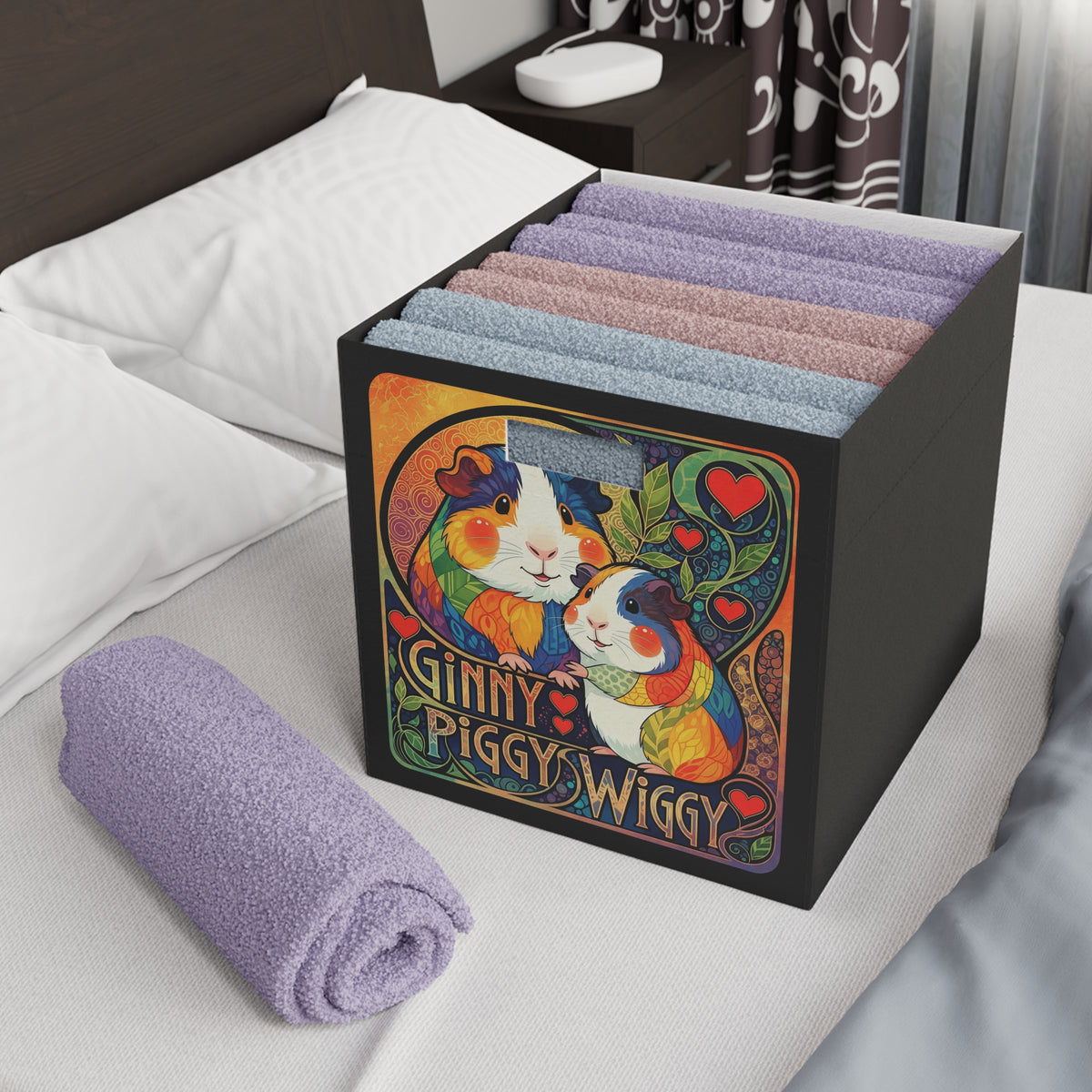 Ginny Piggy Wiggy Proud Fabric Storage Box