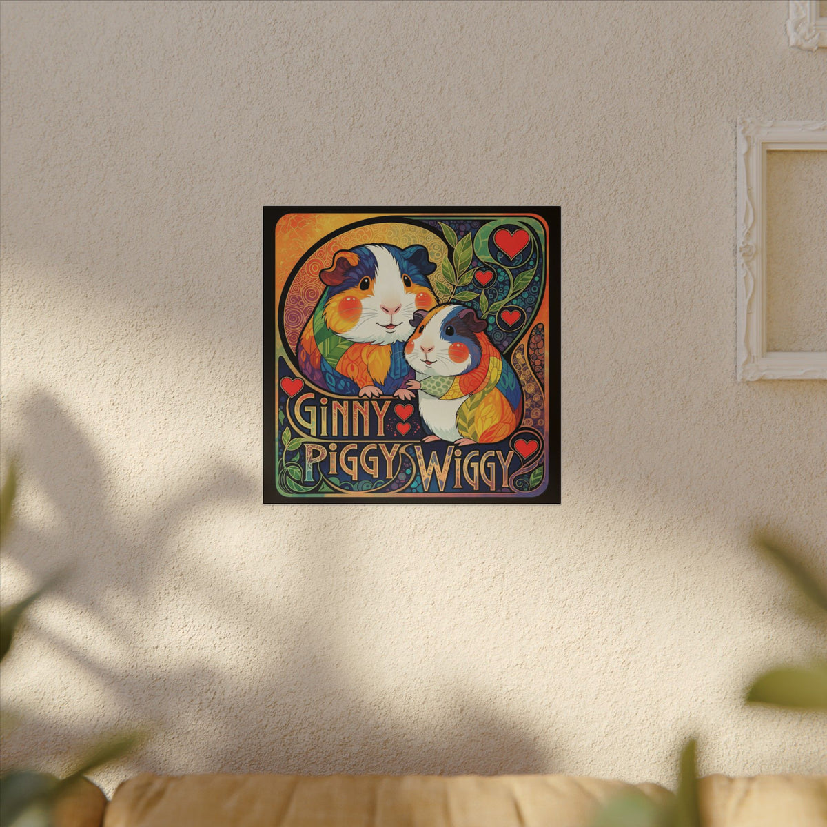 Ginny Piggy Wiggy Canvas