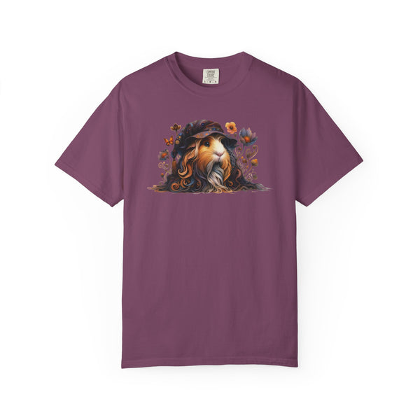 Forest Wizard Guinea Pig T-Shirt in Berry