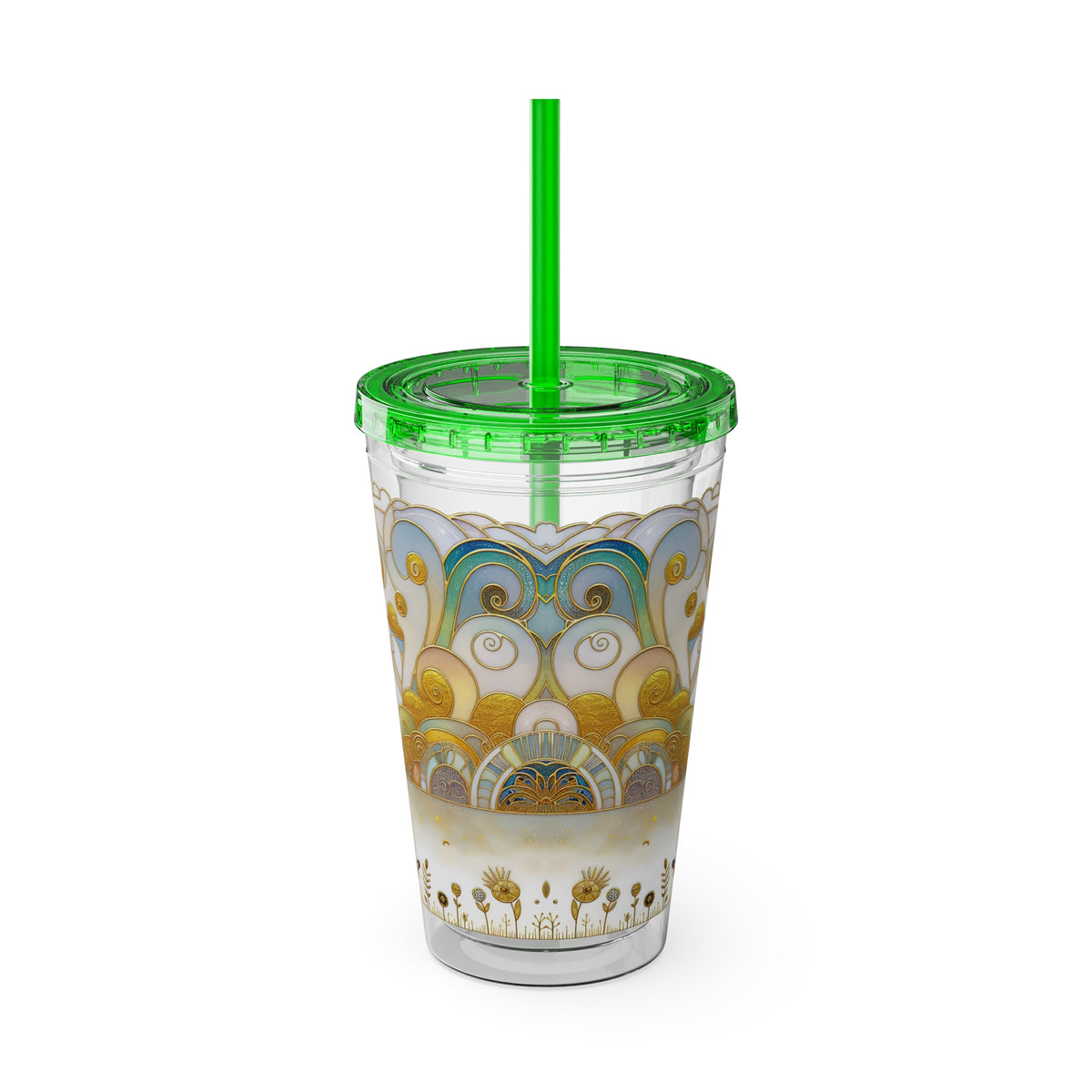 Summer Piggy Joy Guinea Pig Tumbler with Straw
