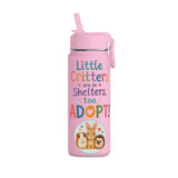 Little Critters In Shelters Too - 20oz Kids Straw Bottle – image 6
