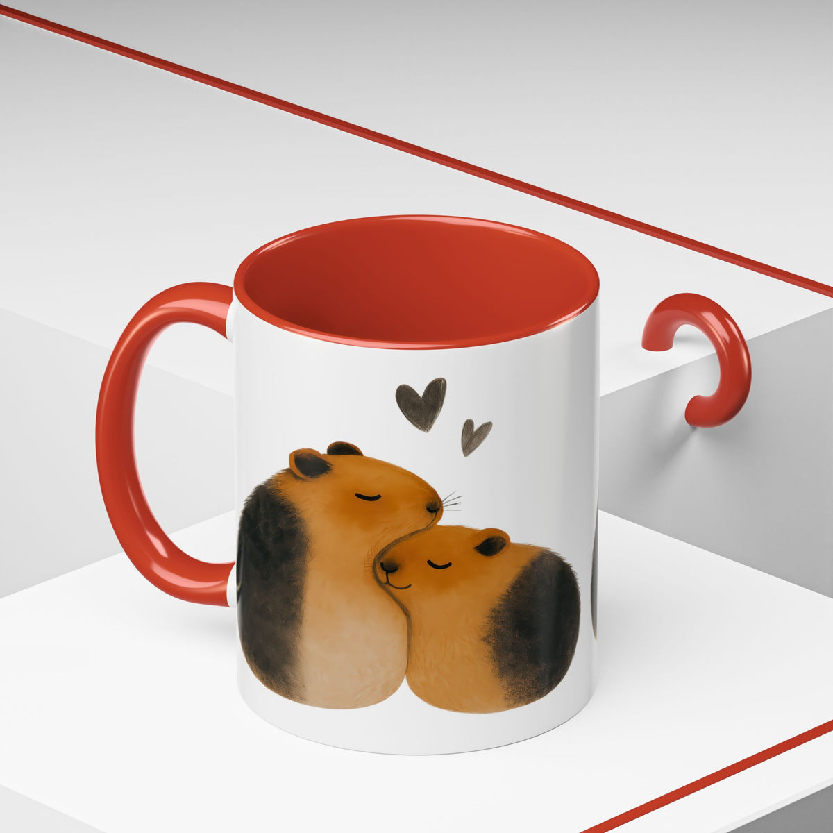 Cuddling Cavies Guinea Pig Mug