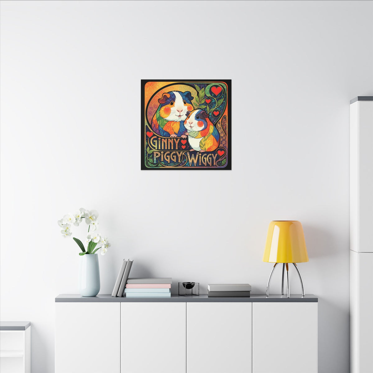 Ginny Piggy Wiggy Canvas