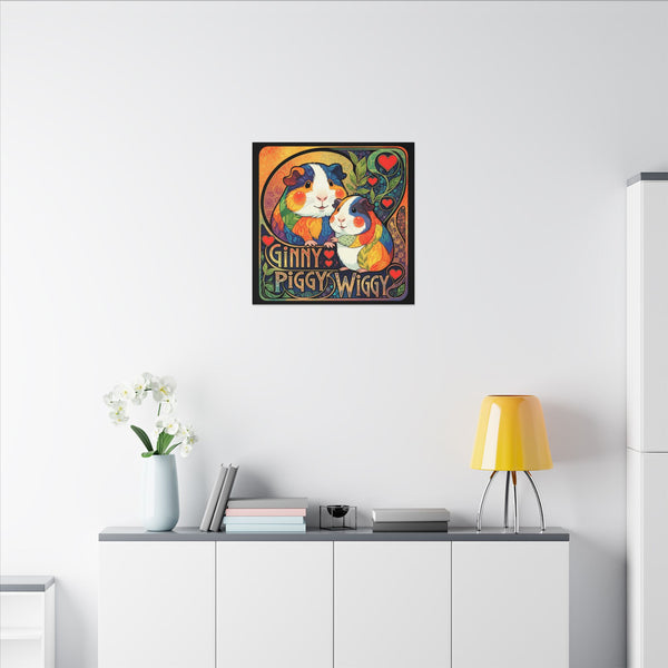 Ginny Piggy Wiggy Canvas