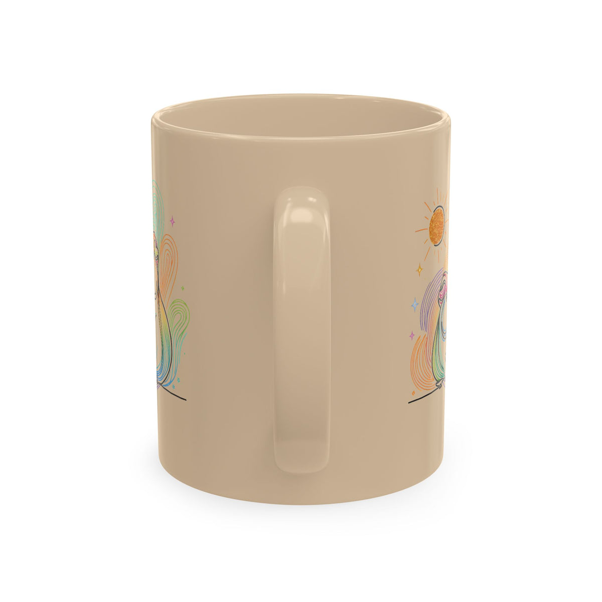 Personalized 'Teresa's Piggy Day' Ceramic Mug - Whimsical Guinea Pig Gift