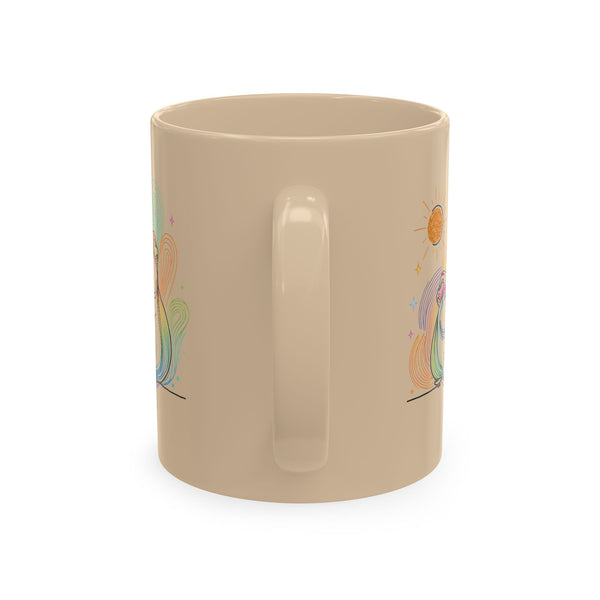 Personalized 'Teresa's Piggy Day' Ceramic Mug - Whimsical Guinea Pig Gift