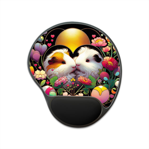 Two Piggies in a Heart with Sun Pad With Wrist Rest