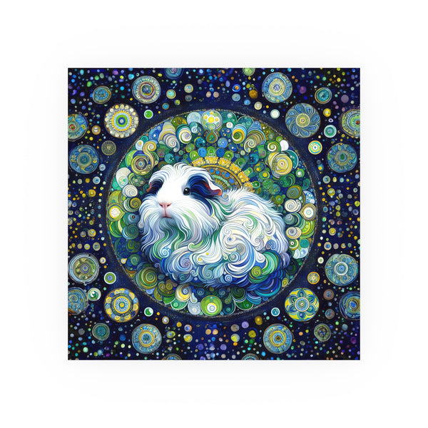 Blue Mandala Piggy Art Poster