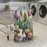 Tulips in the Rain Guinea Pig Laundry Bag – image 7