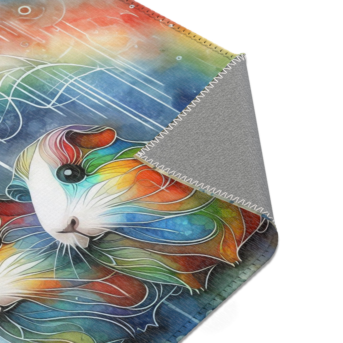 Rainy Day Piggy Play Mat - 24x36 - Guinea Pigs and Rabbits