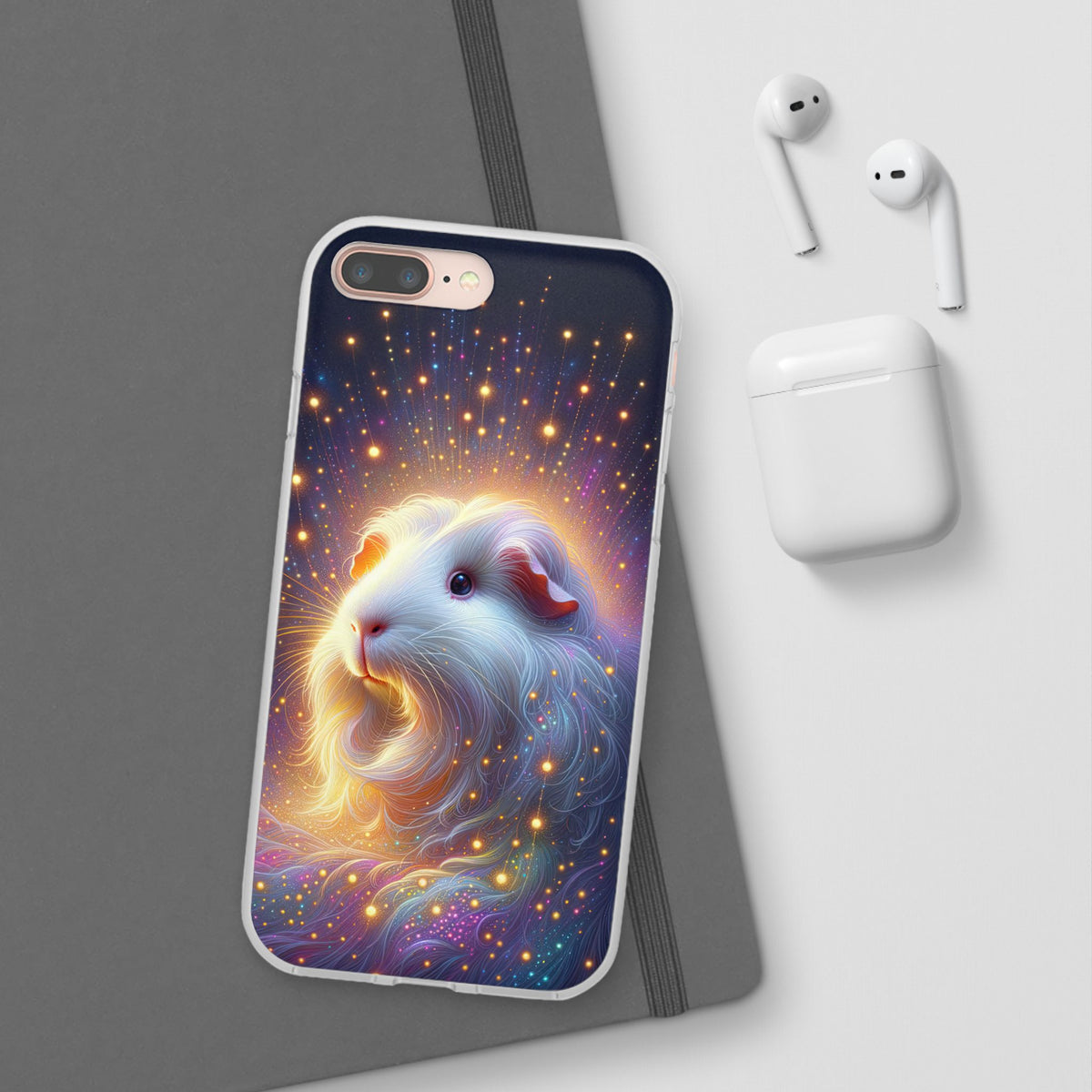 Starlight Wheek Guinea Pig Flexi Phone Case