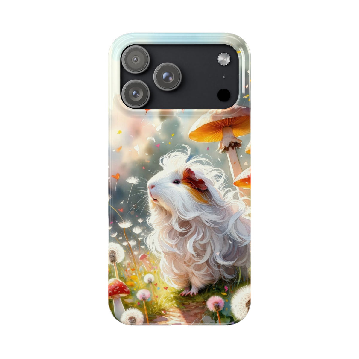 Dandelion Daze Guinea Pig Slim iPhone Case