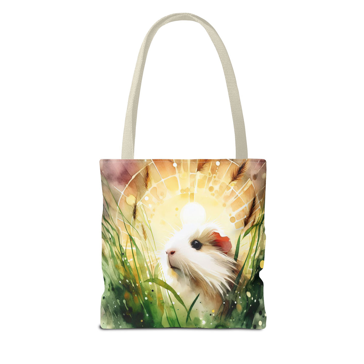 Whimsical Guinea Pig Tote Bag, Cute Animal Tote, Pet Lover Gift, Eco-Friendly Shopping Bag, Spring and Summer Accessory