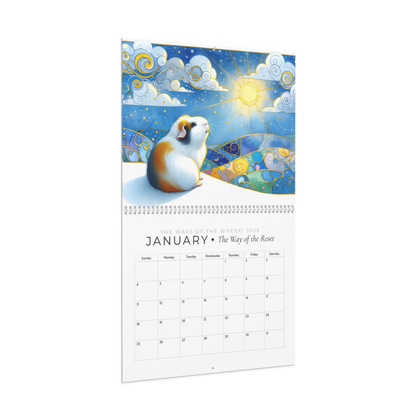 The Ways of the Wheek, Monthly Guinea Pig Wall Calendar