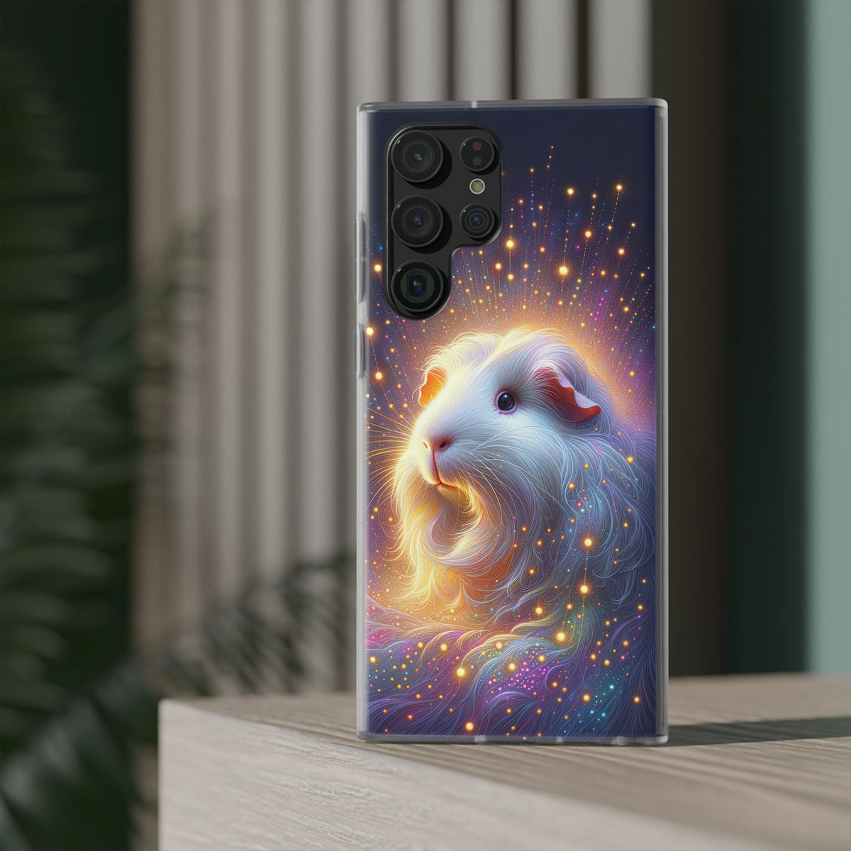 Starlight Wheek Guinea Pig Flexi Phone Case