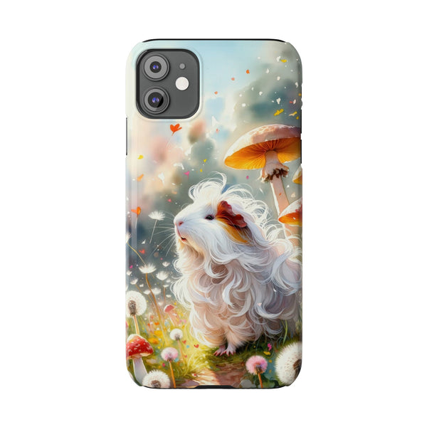 Dandelion Daze Guinea Pig Slim iPhone Case