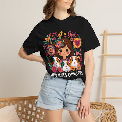 Just a Girl Guinea Pig Trio T-Shirt