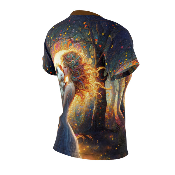 Enchanted Woodland Woman and Piggy Top